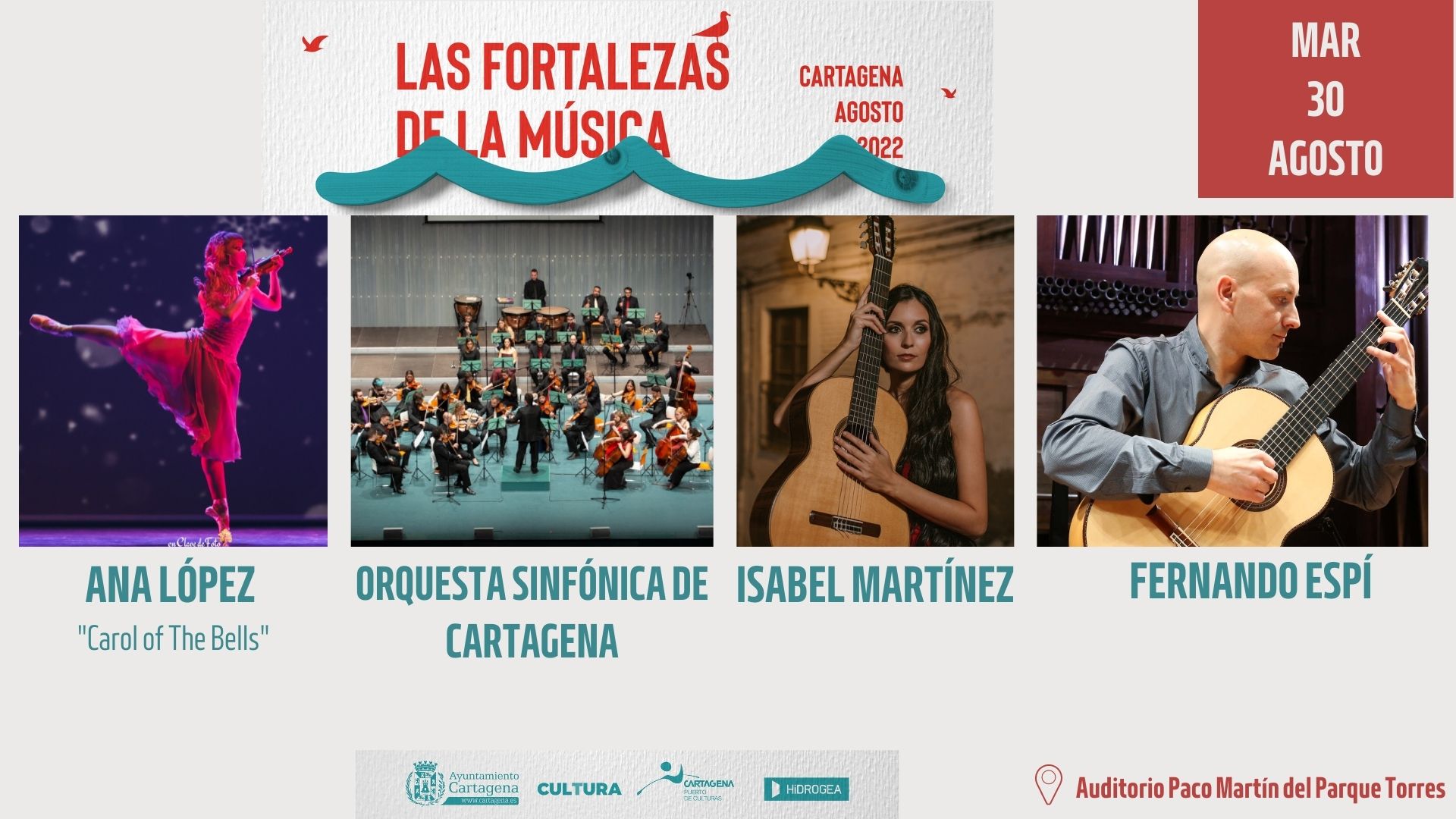 LAS FORTALEZAS DE LA MUSICA: AUDITORIO PACO MARTIN DEL PARQUE TORRES