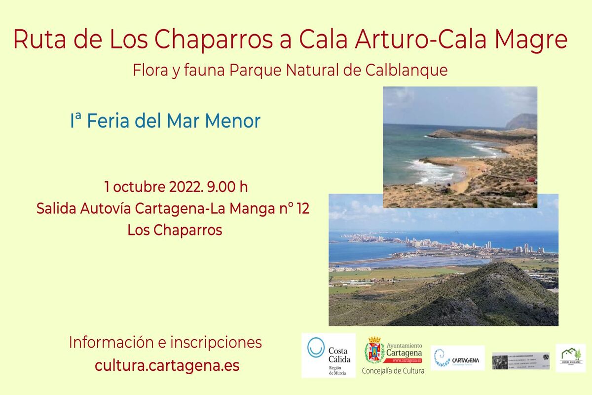 Route from Los Chaparros to Cala Arturo-Cala Magre