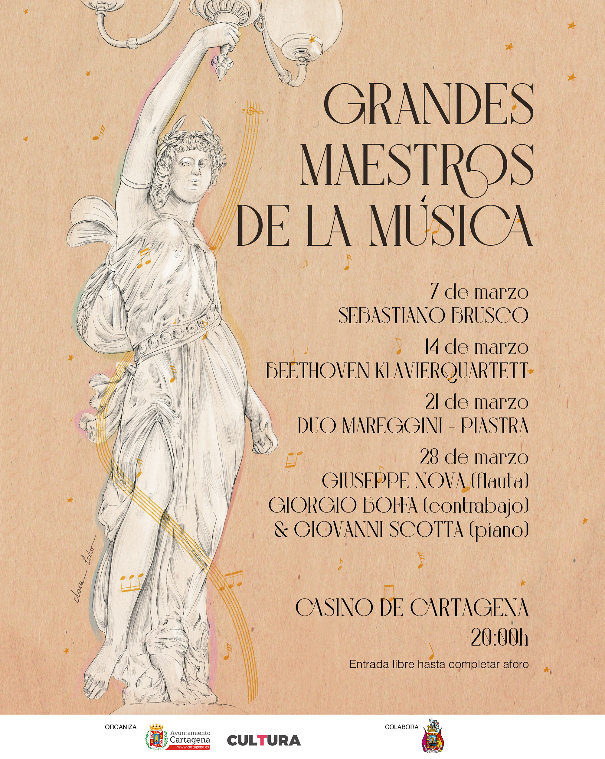 Ciclo Grandes Maestros de la Música. Casino de Cartagena