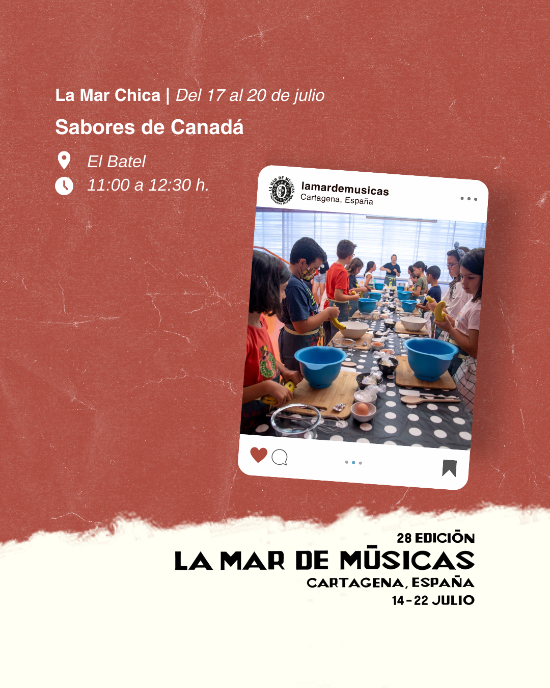 LA MAR CHICA. SABORES DE CANAD�.