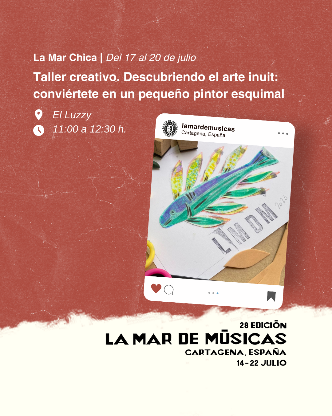 LA MAR CHICA. TALLER CREATIVO. DESCUBRIENDO EL ARTE INUIT: CONVI�RTETE EN UN PEQUE�O PINTOR ESQUIMAL.