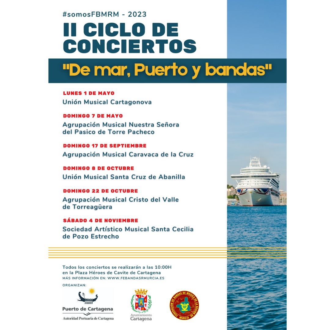 II CICLO DE CONCIERTOS: De Mar, Puerto y Bandas