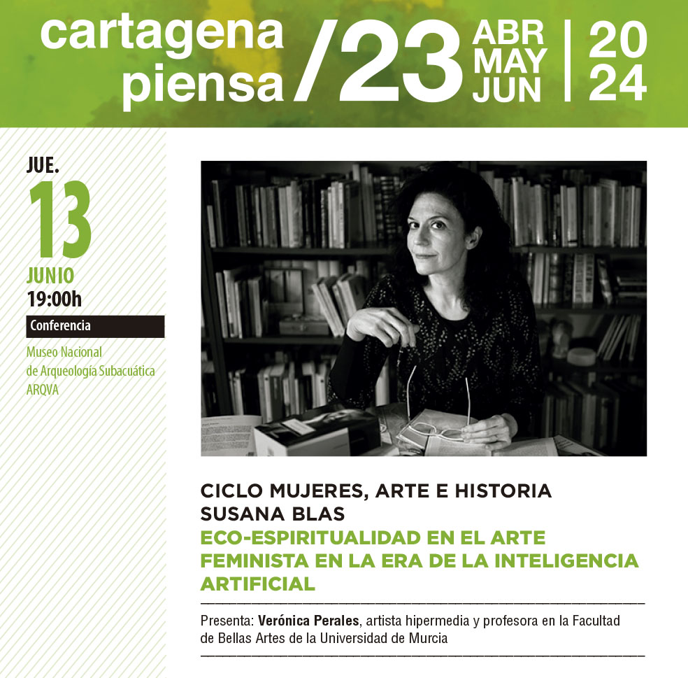 Presenta: Vernica Perales, artista hipermedia y profesora en la Facultad de Bellas Artes de la Universidad de Murcia