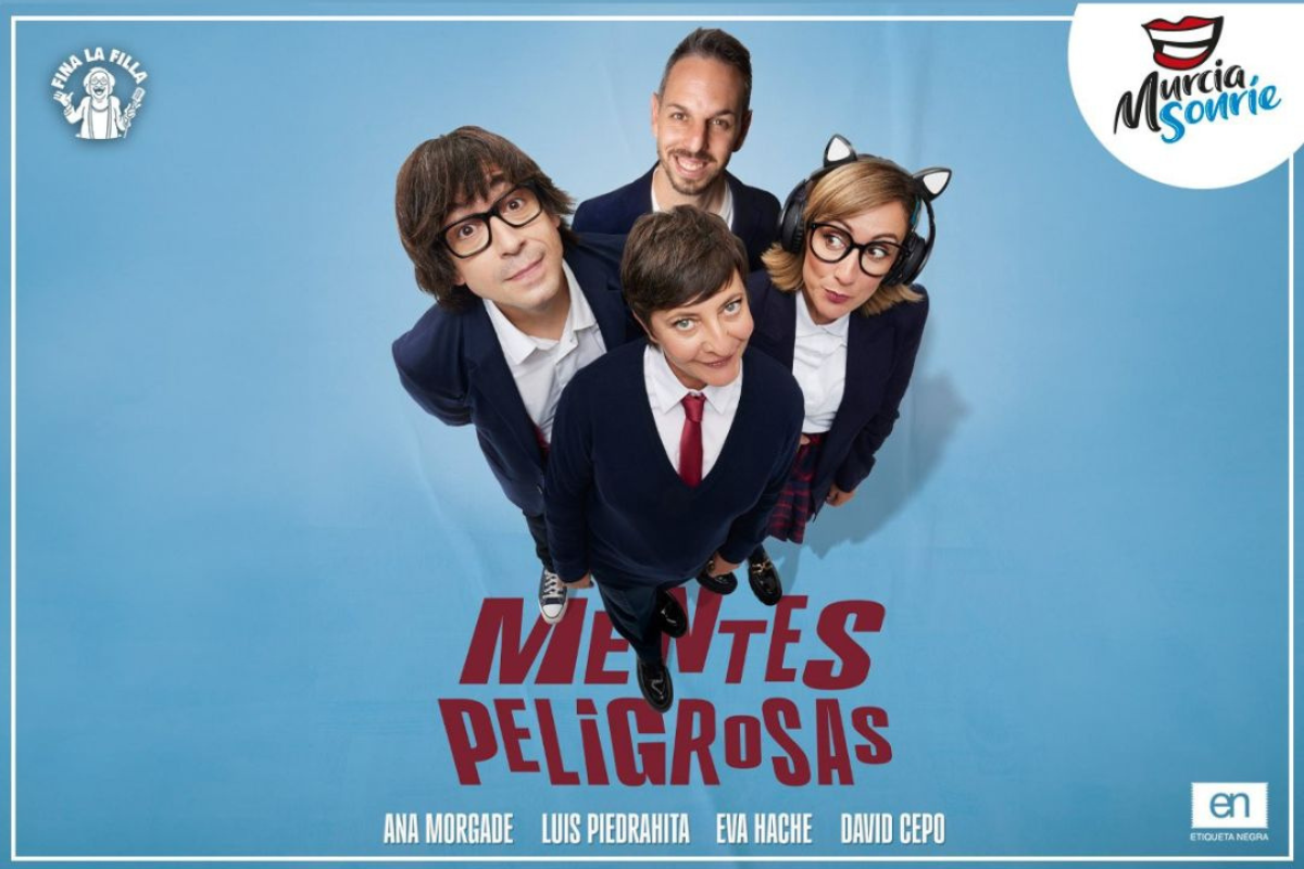 ANA MORGADE, LUIS PIEDRAHITA, EVA HACHE Y DAVID CEPO en  MENTES PELIGROSAS 