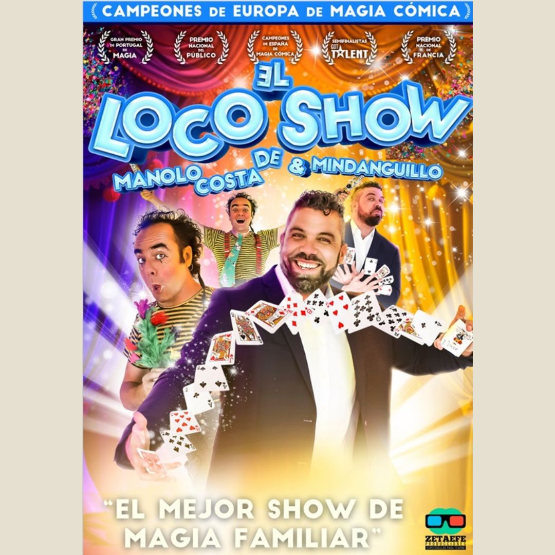 EL LOCO SHOW DE MANOLO COSTA Y MINDANGUILLO. TEATRO CIRCO APOLO EL ALGAR