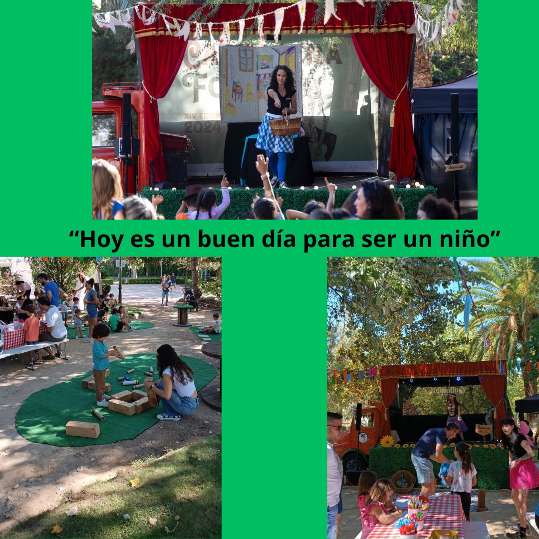 ESPECTCULO INFANTIL: EL REMOLINO ESCENARIO. 'HOY ES UN BUEN DA PARA SER NIO'. PARQUE DE LOS JUNCOS