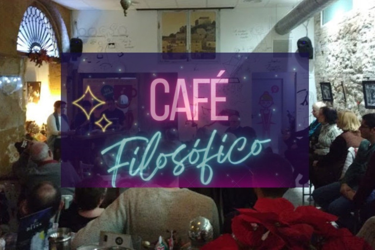 CARTAGENA PIENSA.  CAF FILOSFICOS. JUAN PEDRO REVERTE LPEZ: 'EL NUEVO LOGOS'. CAFETERA EL SOLDADITO DE PLOMO