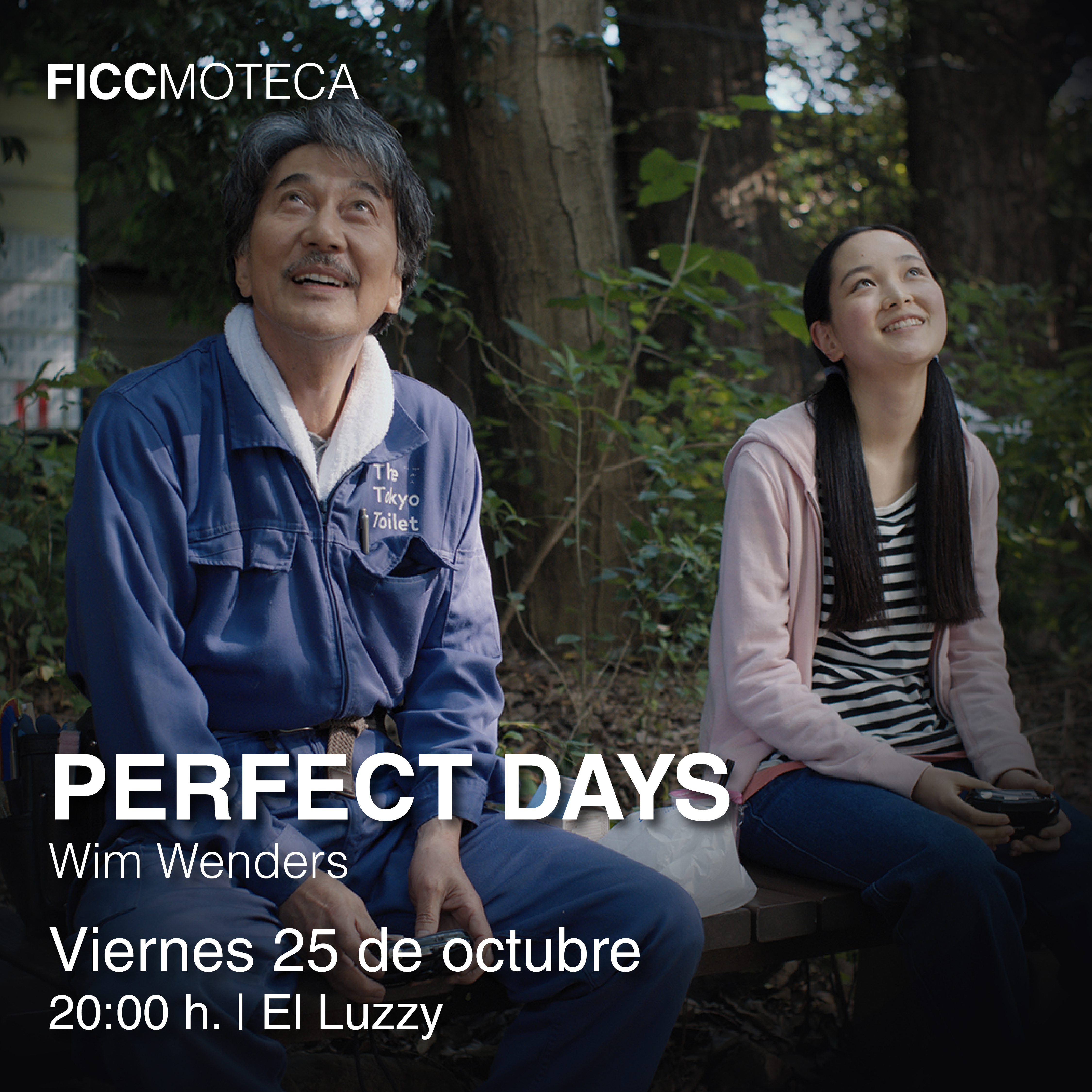 FICCMOTECA :'PERFECT DAYS'. CENTRO CULTURAL RAMN ALONSO LUZZY 