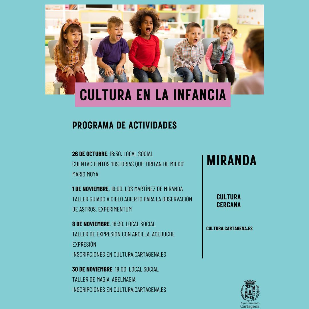 CULTURA EN LA INFANCIA - CULTURA CERCANA. MIRANDA