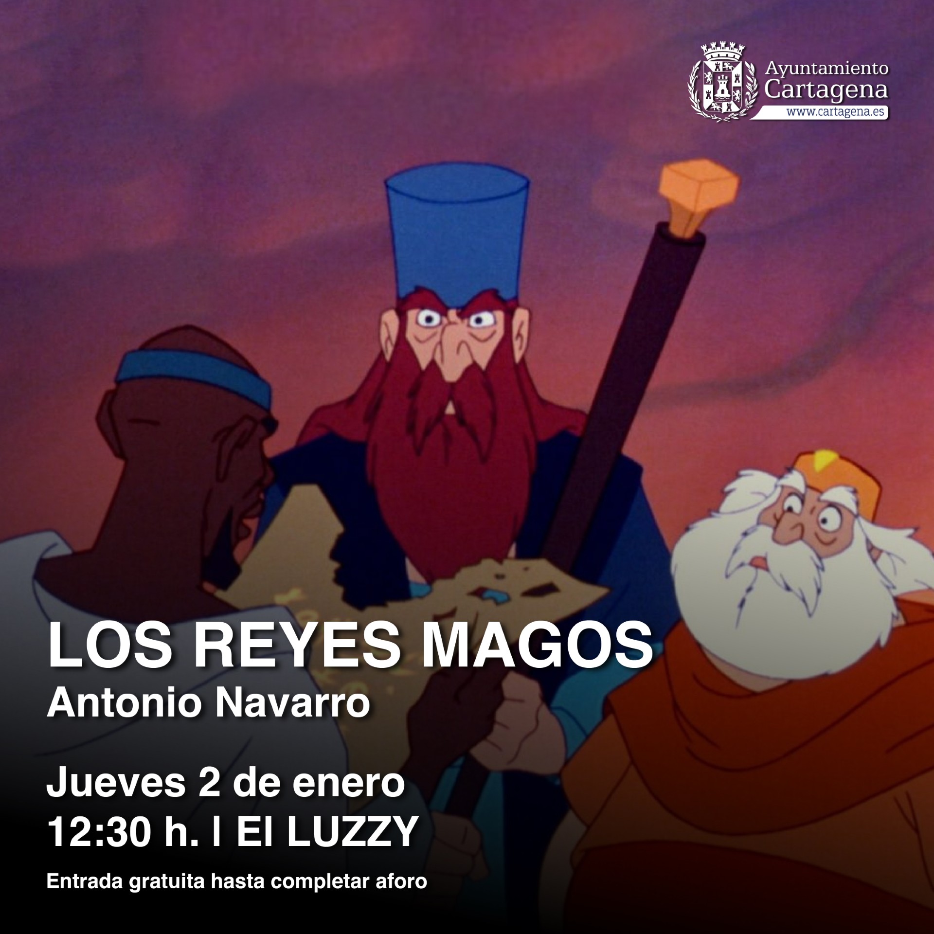 ESPECTCULO FAMILAR: CINELos Reyes Magos'. Centro Cultural Luzzy