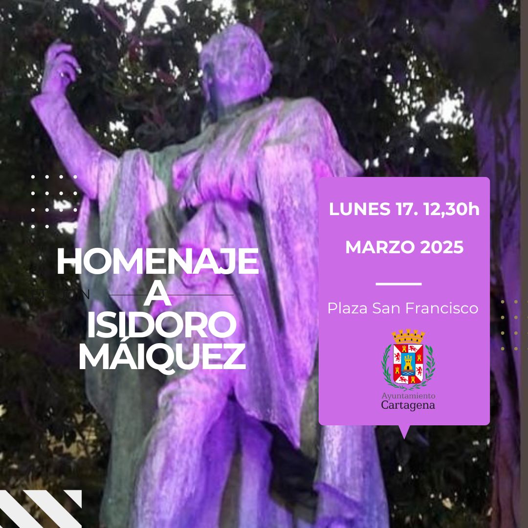 HOMENAJE A ISIDORO MIQUEZ. Lunes 17 marzo 12,30h. Plaza San Francisco