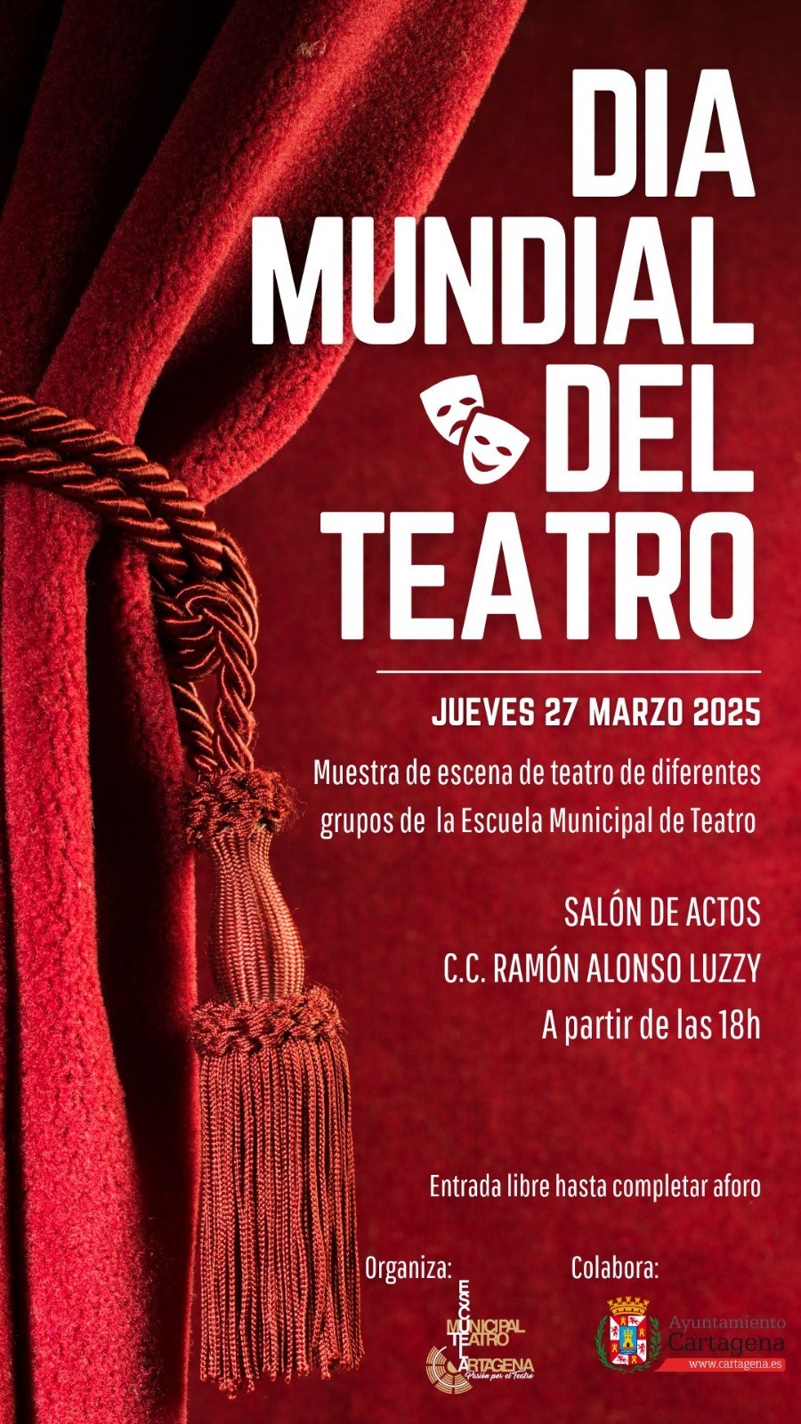 Escuela municipal de Teatro Da Mundial del Teatro: Programa de Actividades 2025