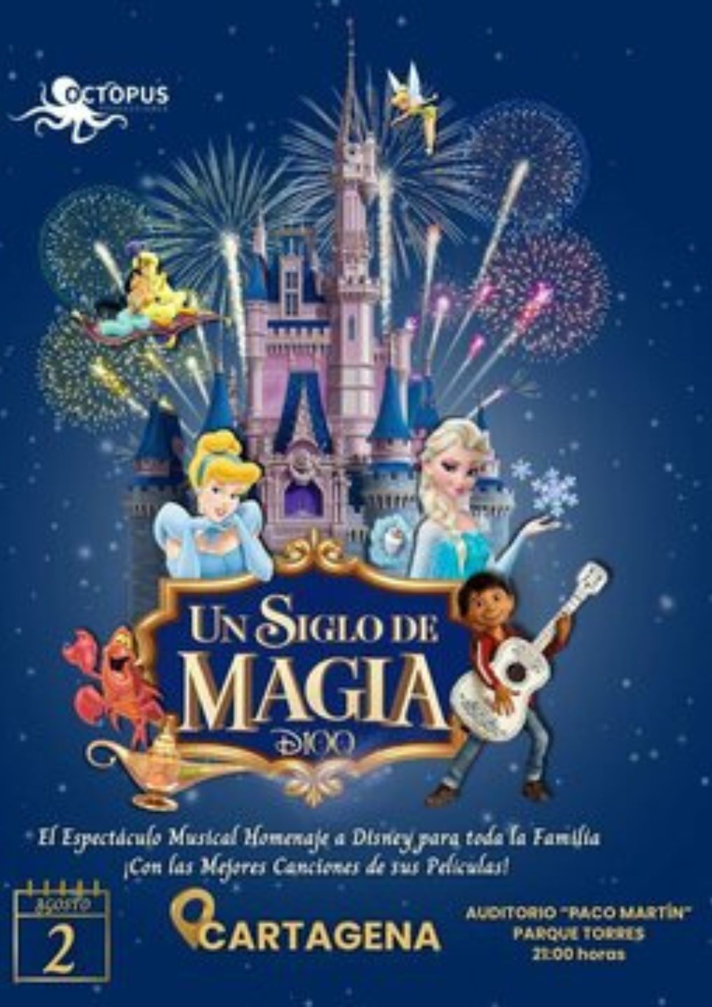 AUDITORIO PACO MARTN: Un siglo de Magia. 'Espectculo Musical Homenaje a Disney'.