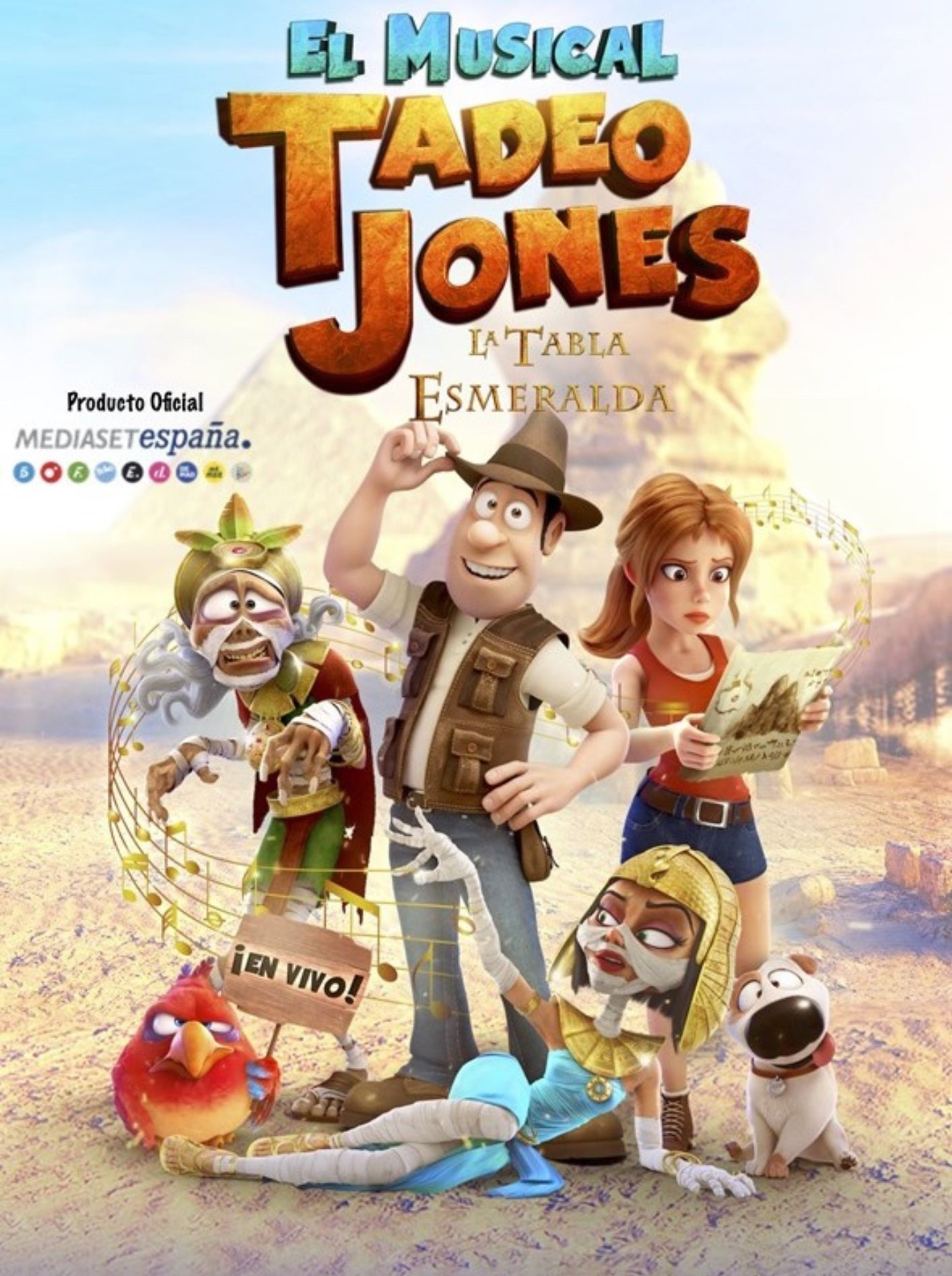 TEATRO CIRCO APOLO EL ALGAR: 'TADEO JONES Y LA TABLA ESMERALDA, EL MUSICAL'.