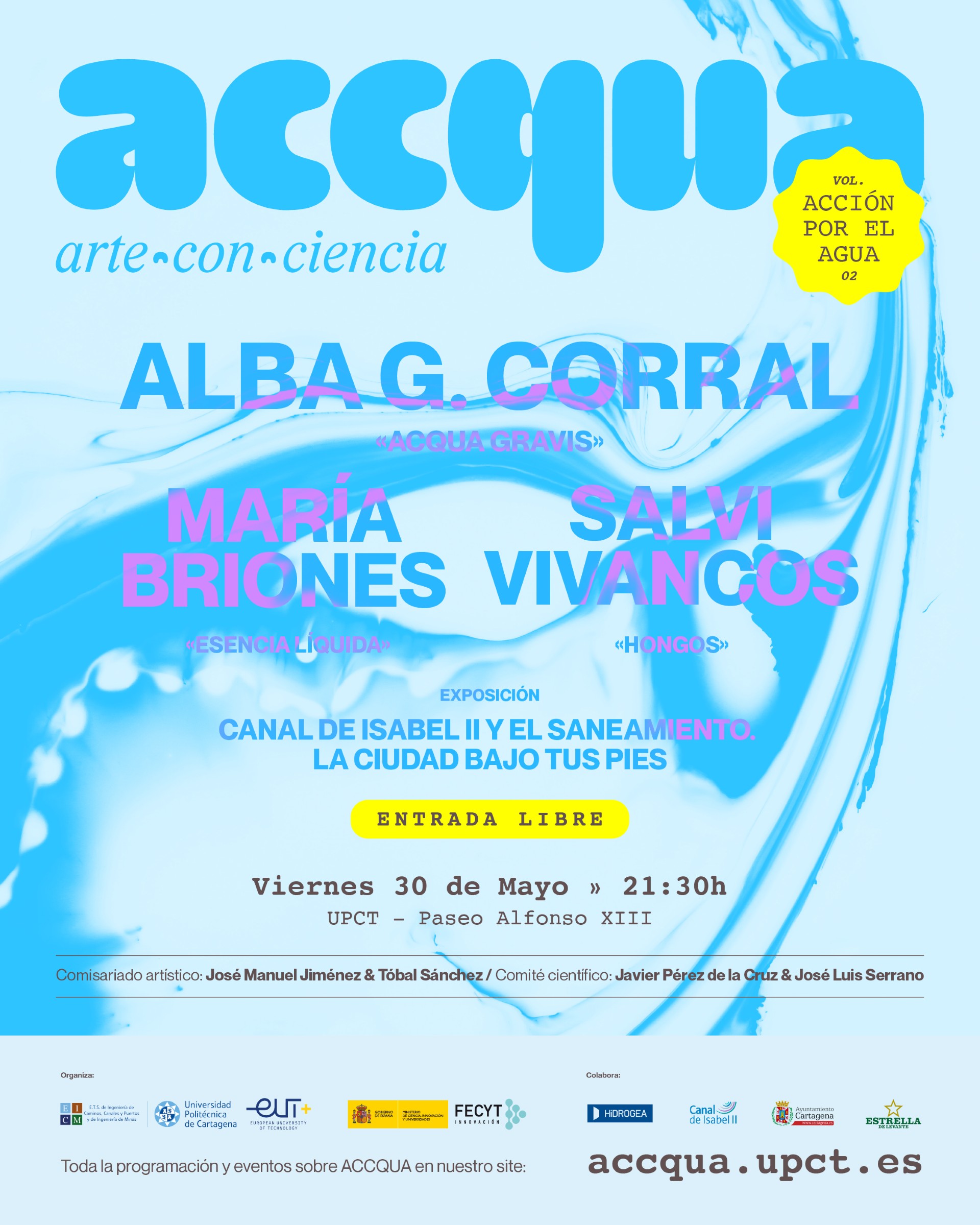 ACCQUA 'ARTE-CON-CIENCIA'. U.P.C.T. Paseo Alfonso XIII