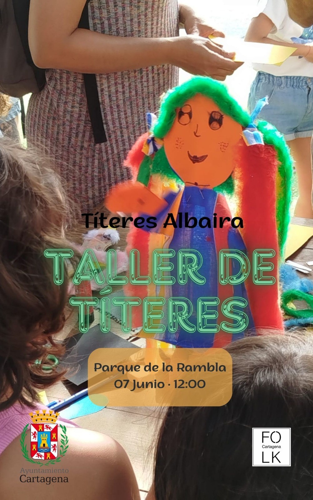 CARTAGENA FOLK. TALLER DE TTERES. Parque de La Rambla 