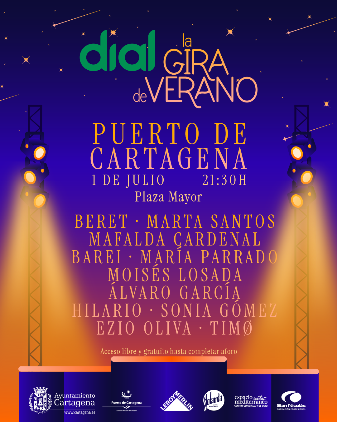 Concierto Dial: La Gira de Verano