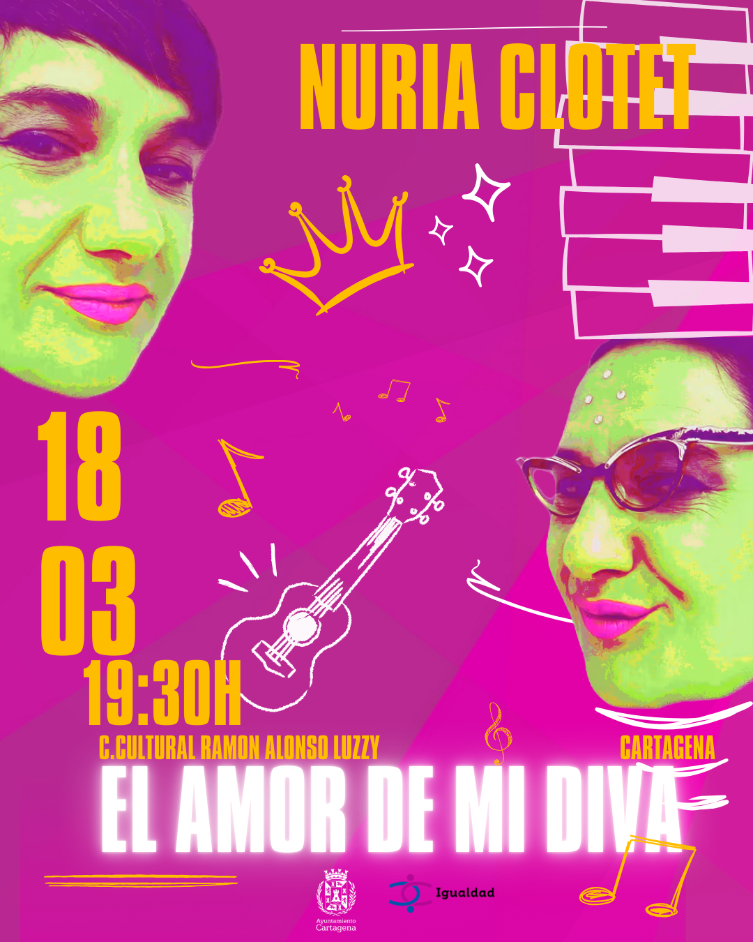 Espect�culo 'El amor de mi Diva', de Nuria Clotet (El Luzzy)