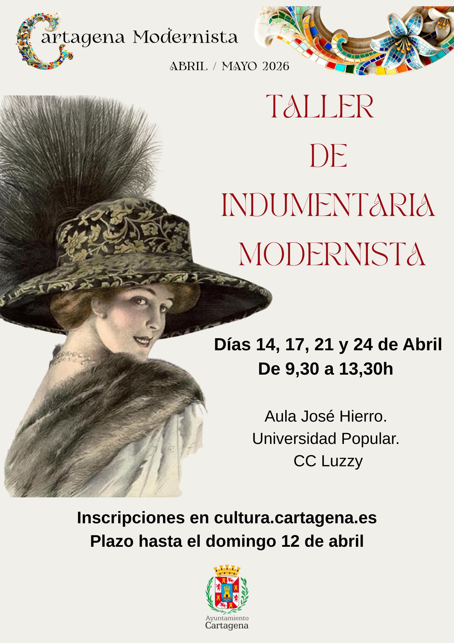 CARTAGENA MODERNISTA: `Taller de Indumentaria Modernista�CC Luzzy
