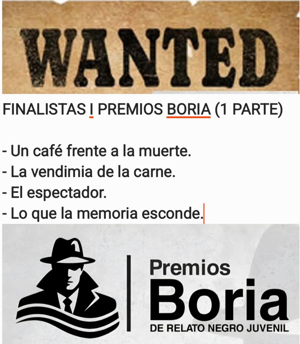 I Premio Boria de relato juvenil  - Cartagena Negra