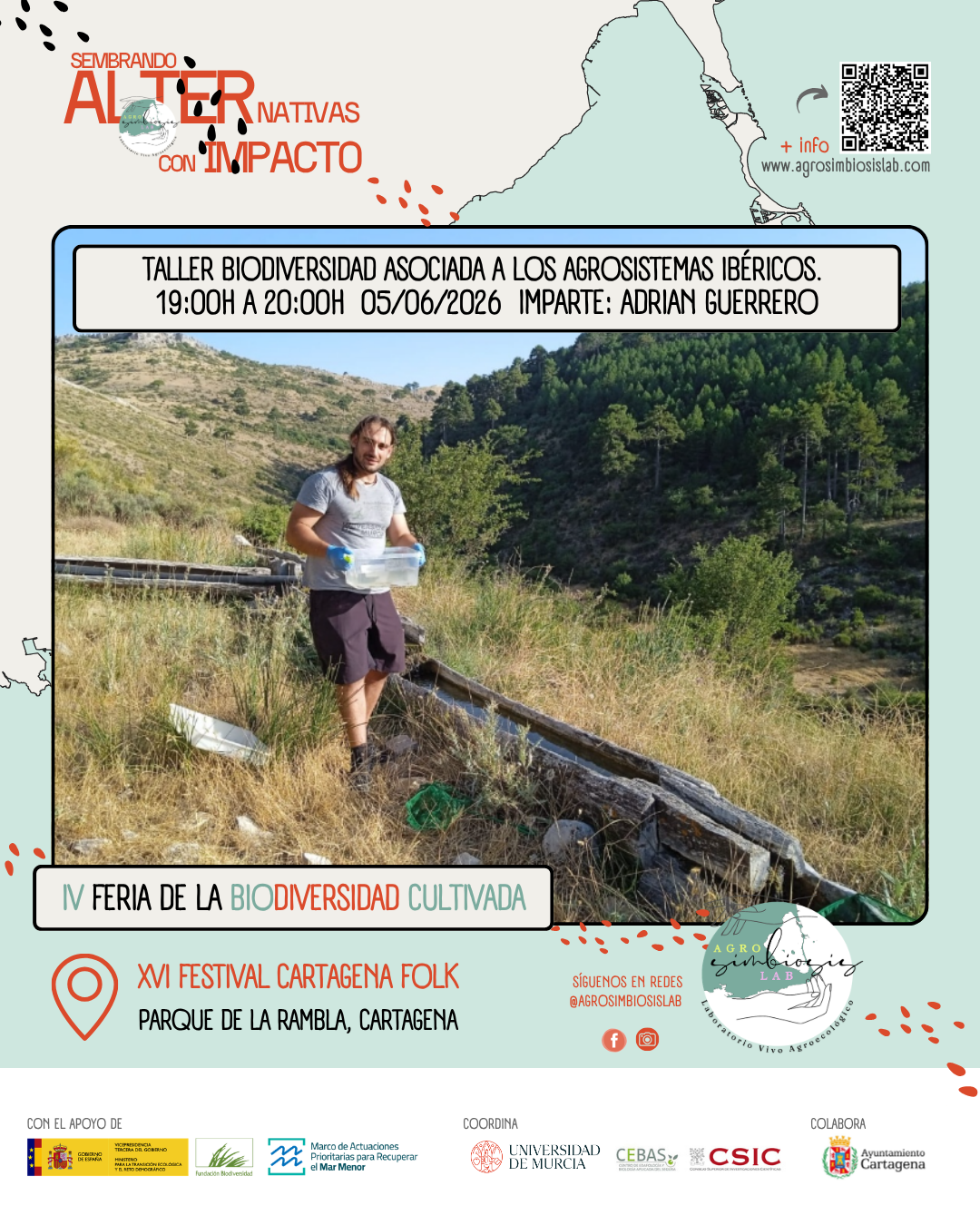 CARTAGENA FOLK:`IV FERIA DE LA BIODIVERSIDAD CULTIVADA�. Taller de Biodiversidad Asociada a los Agrosistemas Ib�ricos.