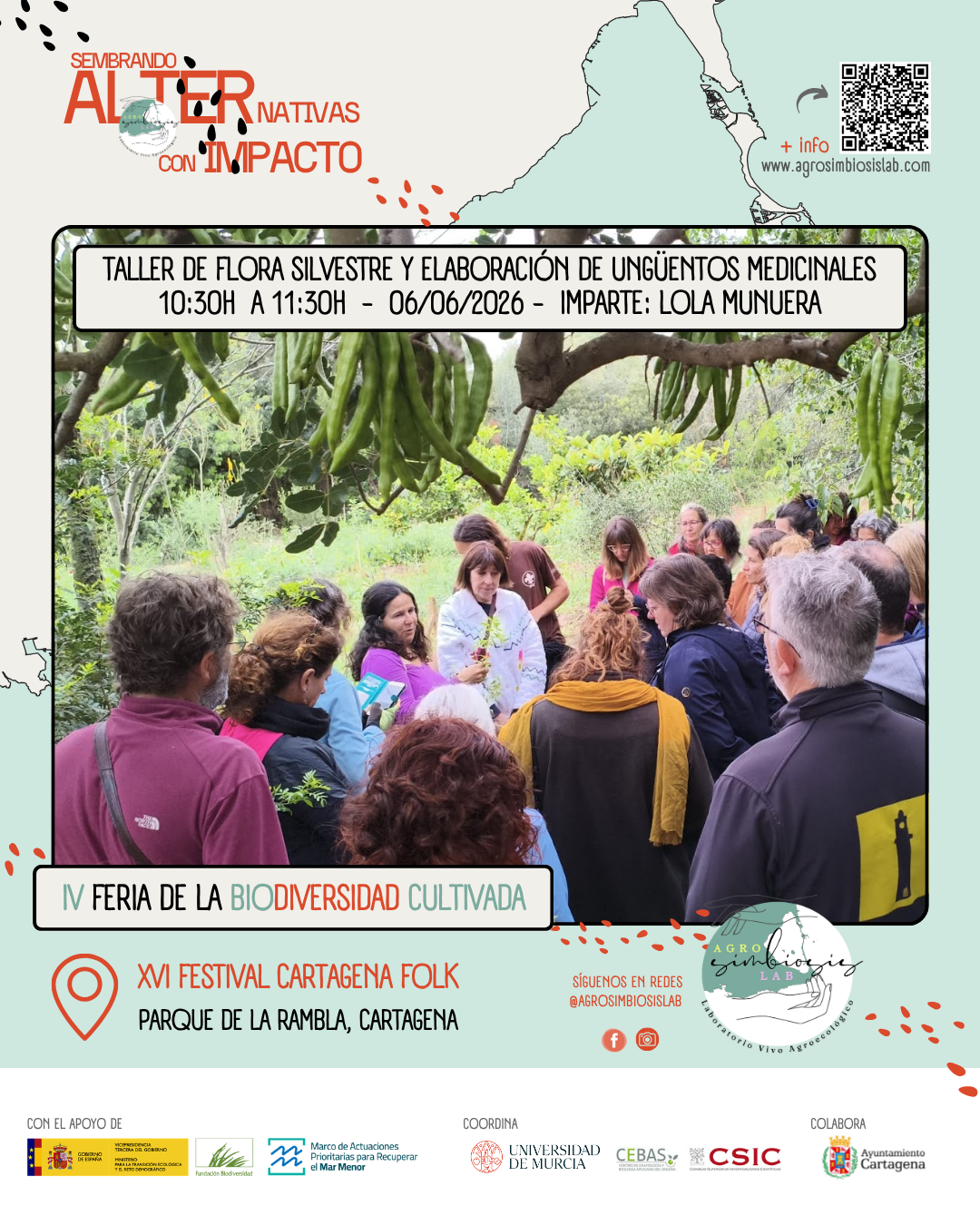 CARTAGENA FOLK:`IV FERIA DE LA BIODIVERSIDAD CULTIVADA�. Taller de flora silvestre y elaboraci�n de ung�entos medicinales
