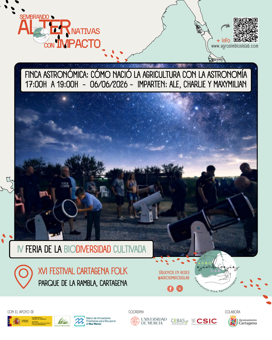 CARTAGENA FOLK:`IV FERIA DE LA BIODIVERSIDAD CULTIVADA�. Charla: C�mo naci� la agricultura con la astronom�a.	