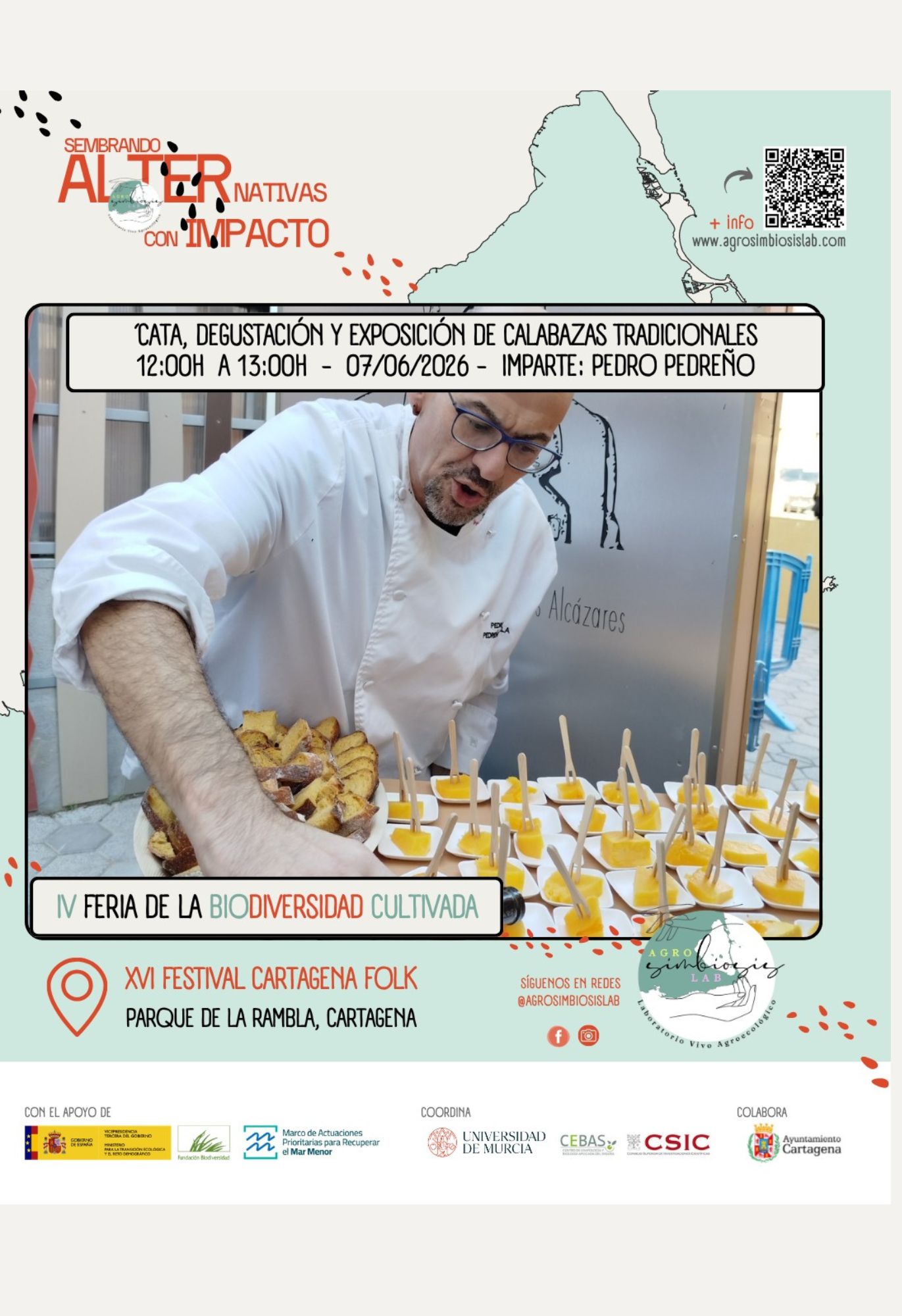 CARTAGENA FOLK:`IV FERIA DE LA BIODIVERSIDAD CULTIVADA�. Cata y Degustaci�n de receta con calabaza