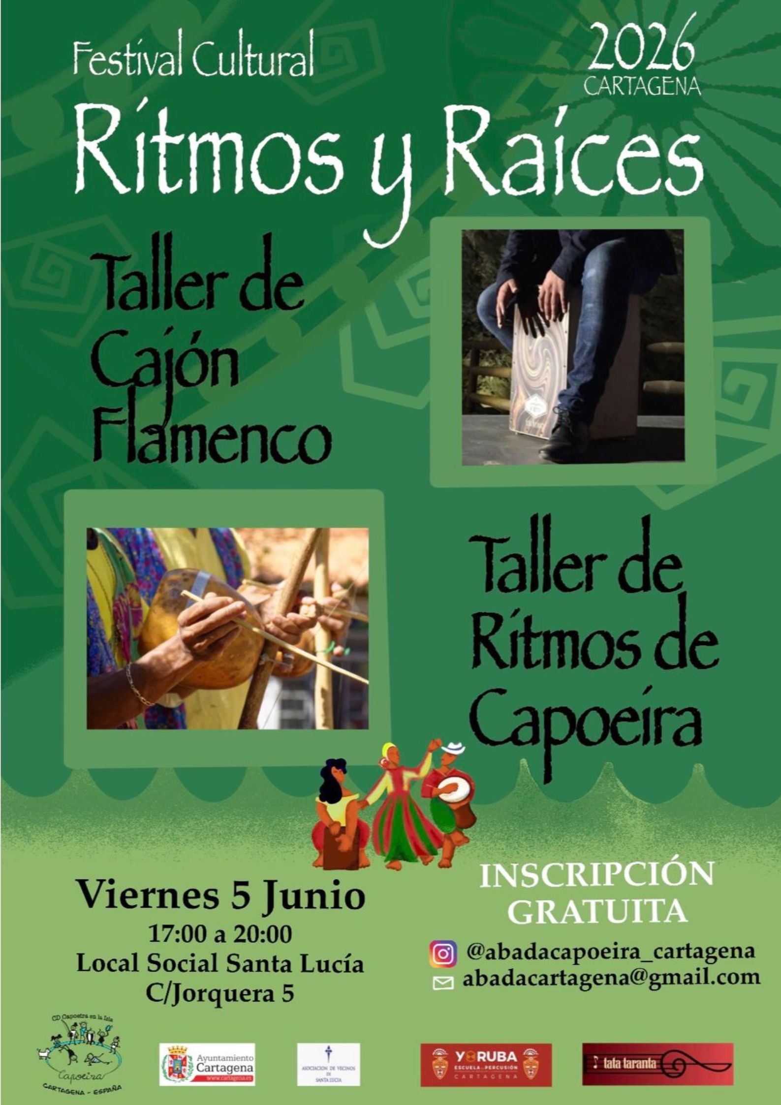 CULTURA CERCANA: FESTIVAL CULTURAL `RITMO Y RAICES 2026�SANTA LUC�A 