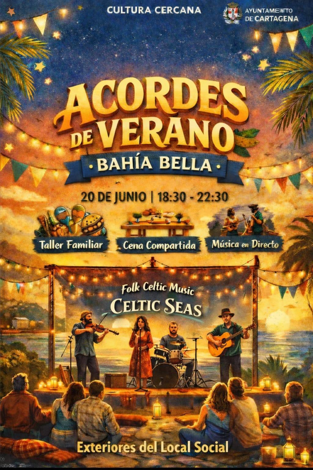 CULTURA CERCANA: `ACORDES DE VERANO. CONCIERTO CELTIC SEAS�. BAH�A BELLA