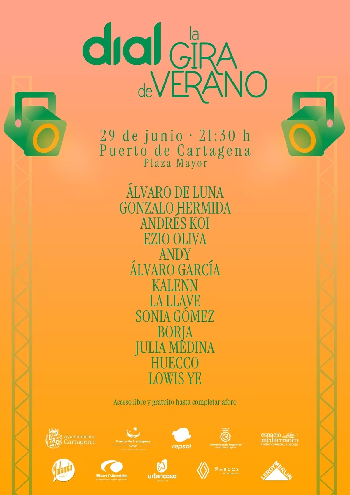 Concierto 'Dial, la gira de verano' - Puerto de Cartagena 