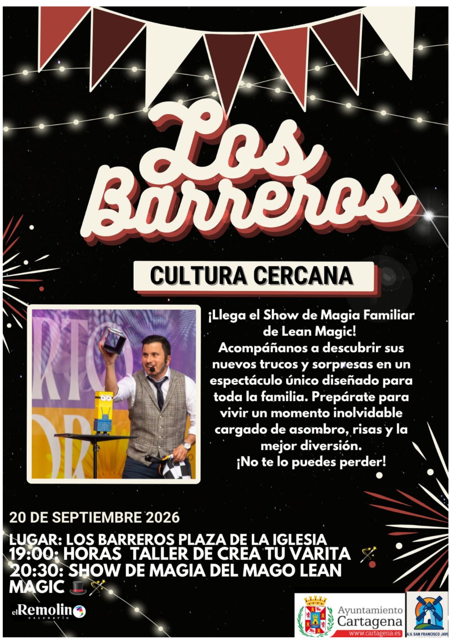 CULTURA CERCANA: LOS BARREROS, BARRIO EN MARCHA `SHOW DE MAGIA�