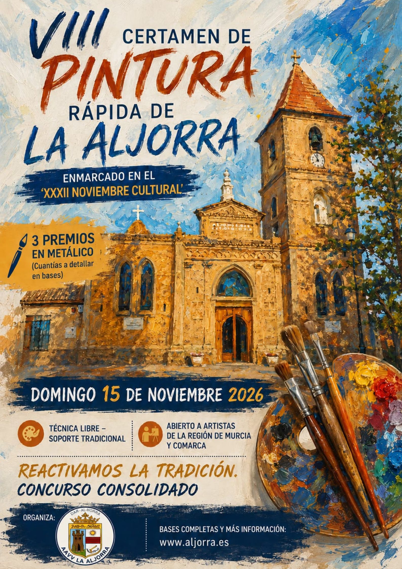 CULTURA CERCANA: VIII CERTAMEN DE PINTURA R�PIDA LA ALJORRA