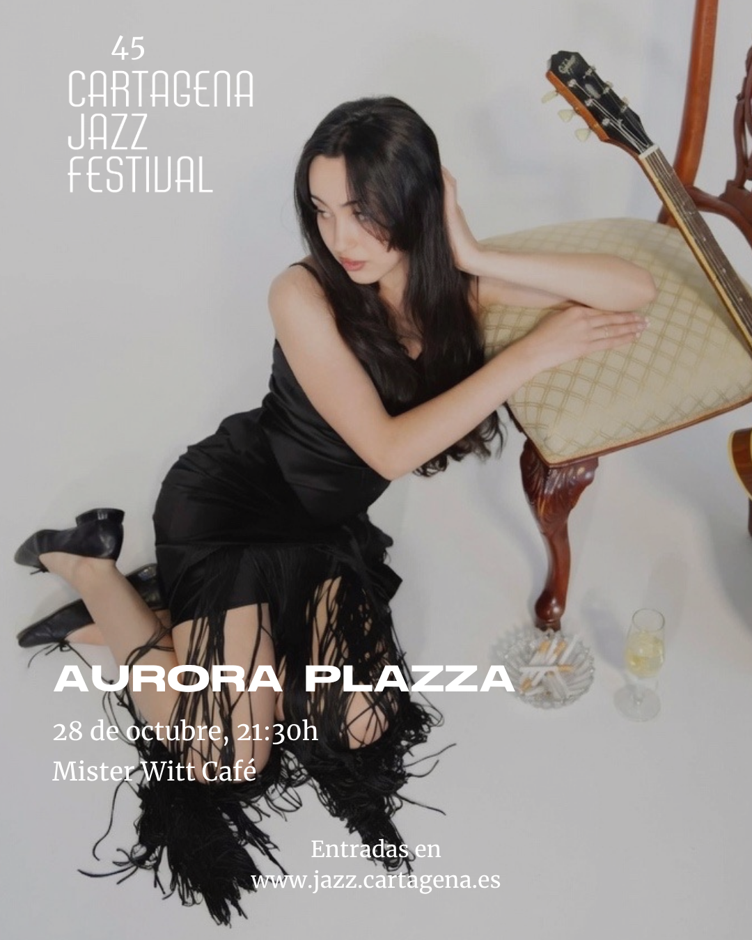 CARTAGENA JAZZ FESTIVAL: Aurora Plazza en concierto. 