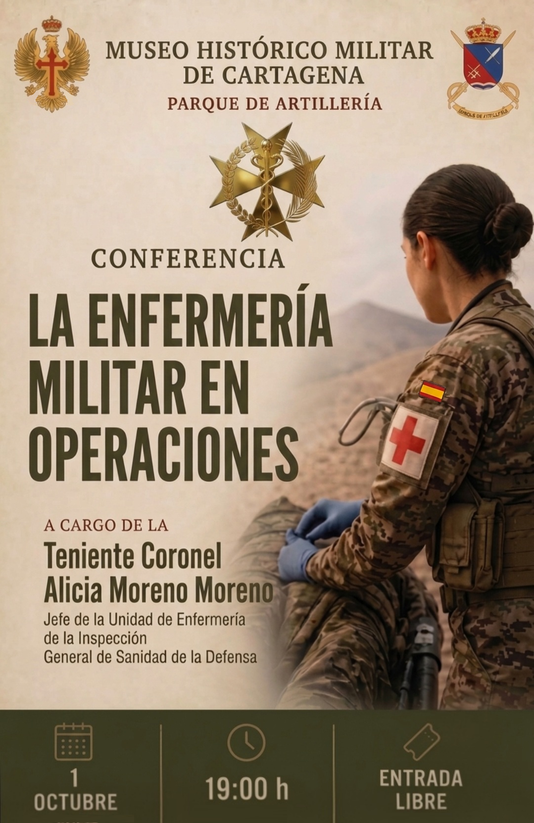 Conferencia: La enfermer�a militar en operaciones (Museo Hist�rico Militar de Cartagena)