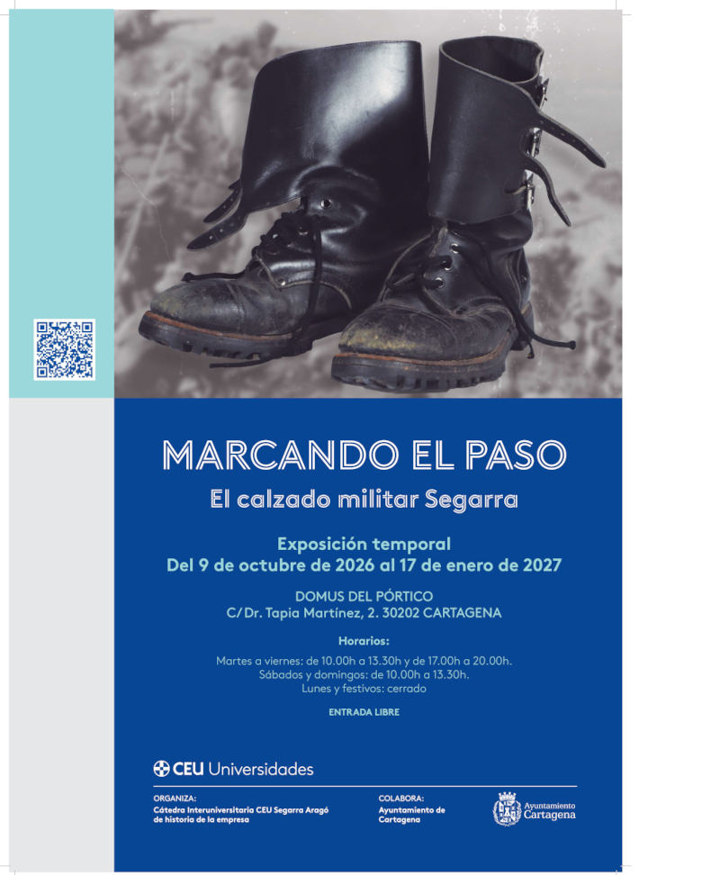 EXPOSICI�N: `MARCANDO EL PASO� El calzado militar Segarra. Sala Domus del P�rtico
