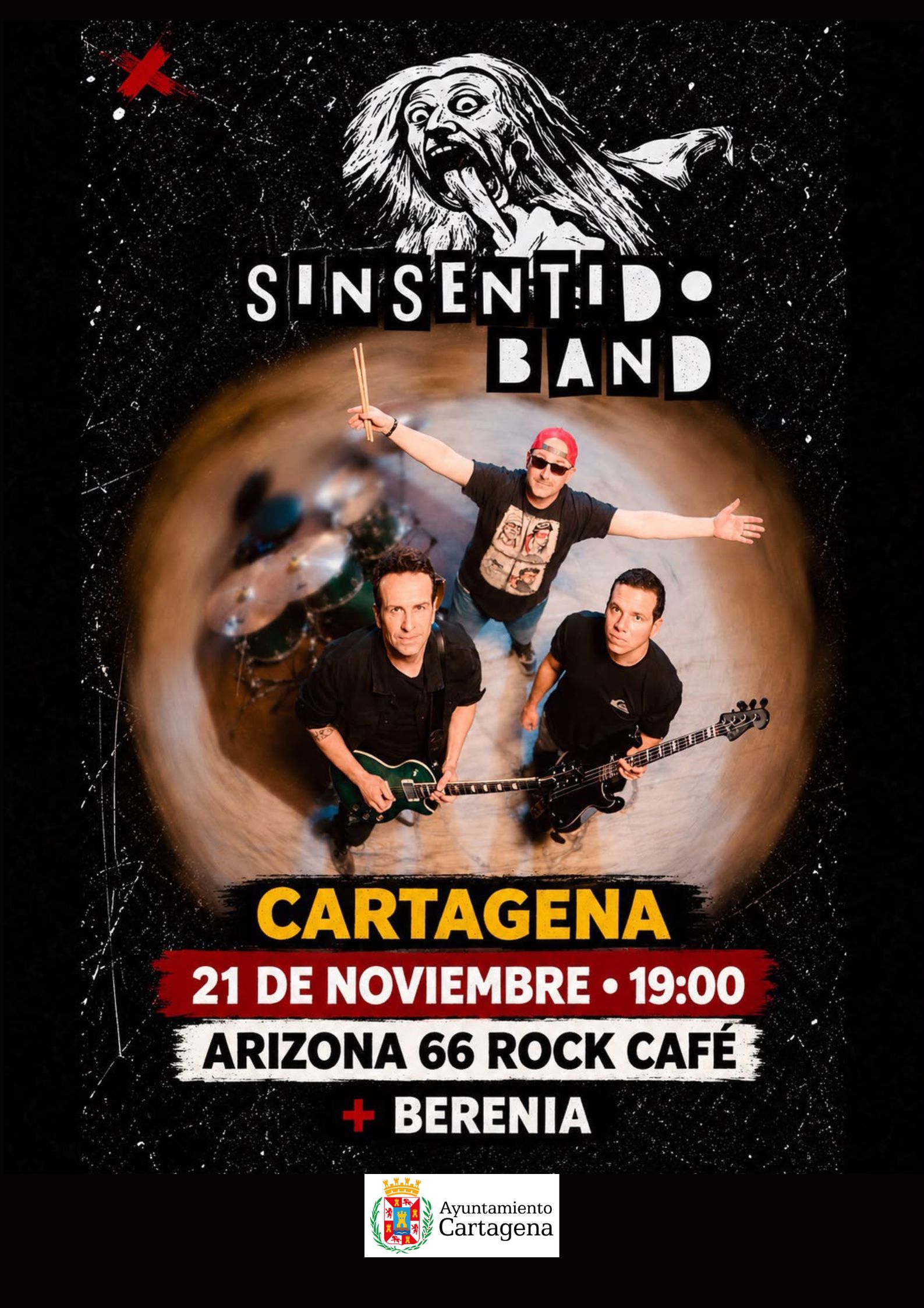 CULTURA CERCANA: CONCIERTO `SINSENTIDO BAND + BERENIA�. ARIZONA RUTA 66 ROCK CAF�. LA APARECIDA