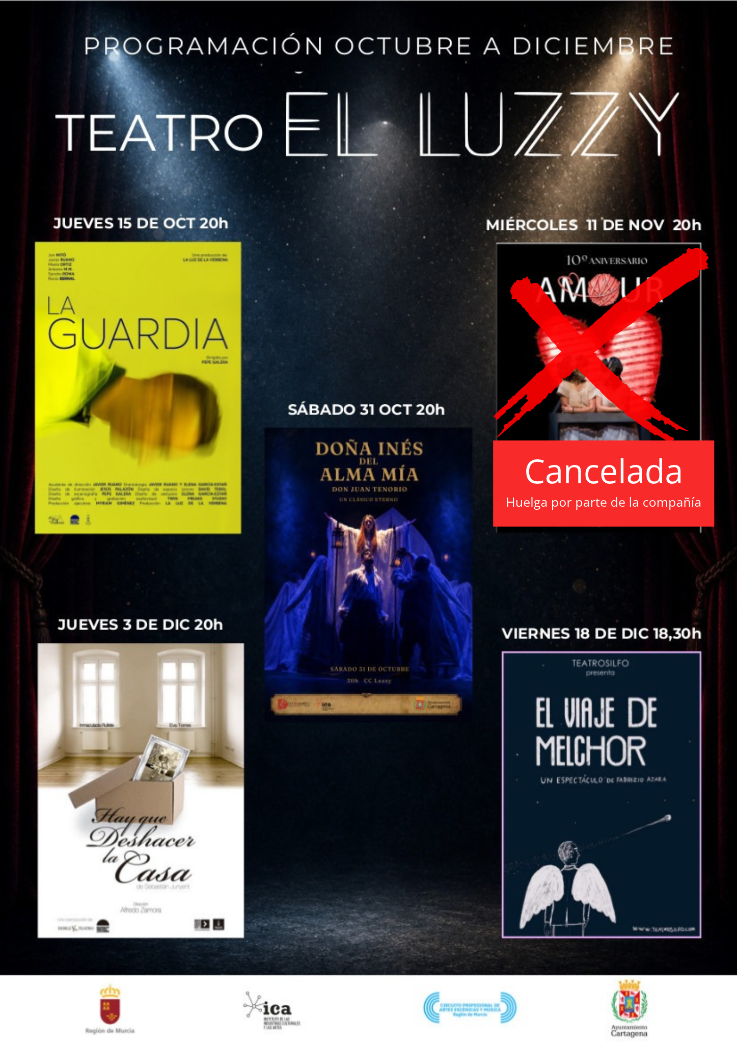 TEATRO CC LUZZY: Programaci�n Octubre a Diciembre de 2026